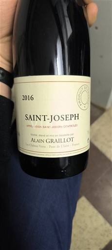Rhônen laakso Saint-Joseph Alain Graillot 2016