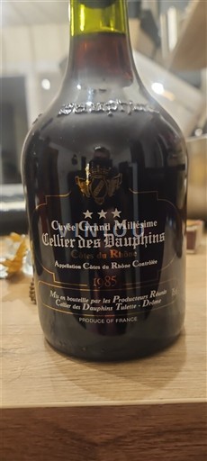 Valle del Rodano Côtes-du-Rhône Cellier des Dauphins Grand Millésime 1985