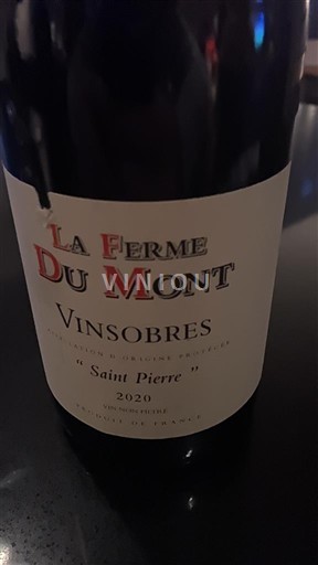 Valle del Ródano Vinsobres La Ferme du Mont Saint Pierre 2020