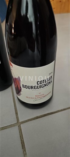 Wijnen Rouge sec Maison Mauperthuis 2024 Frankrijk Bourgondië Bourgondische heuvels AOC