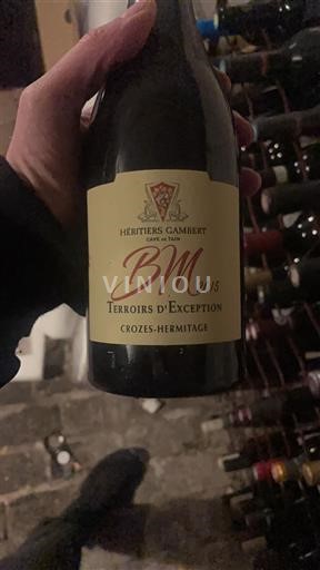 Rhône-dalen Crozes-Hermitage Héritiers Gambert BM Terroirs d'Exception 2015