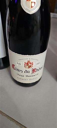 Valle del Rodano Côtes-du-Rhône Clément Daniel Vieux Manoir 2024