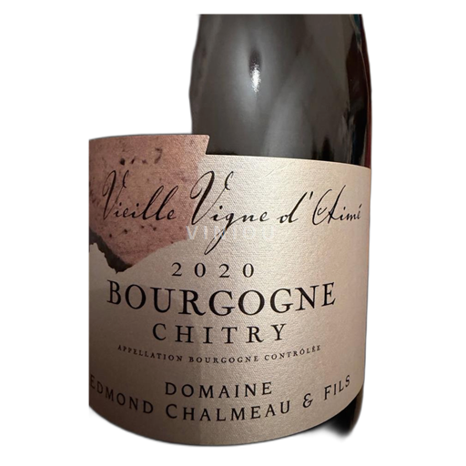 Burgundsko Bourgogne Chitry Domaine Edmond Chalmeau 2020 Neročník