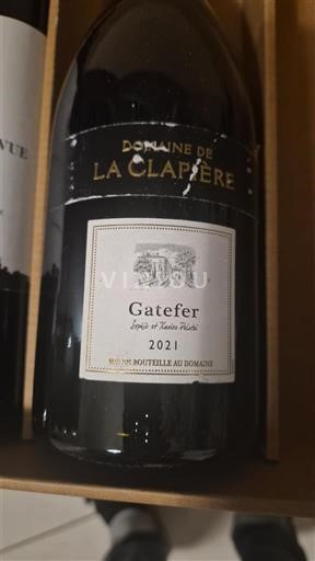 Languedoc ja Roussillon Pays d'Oc Domaine La Clapière Gatefer 2021