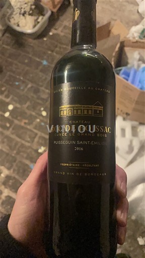 Bordeaux Puisseguin-saint-émilion Château Roc de Boissac Le Grand Bois 2016