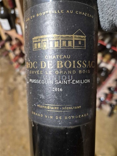 Bordeaux Puisseguin-saint-émilion Château Roc de Boissac Le Grand Bois 2016