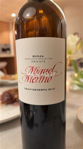 La Rioja Rioja Miguel Merino Gran Reserva 2013