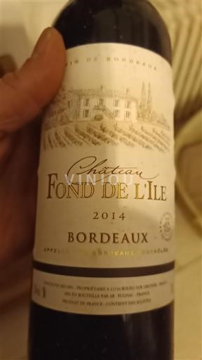 Bordeaux Château Fond de l'Ile 2014