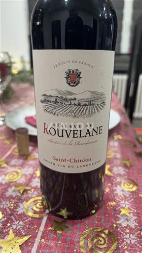 Languedoc Saint-Chinian Réserve de Rouvelane Ei vuosikertaa