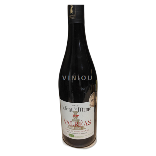 Rhônedalen Côtes-du-Rhône-Villages Domaine la font de l'Orme 2019