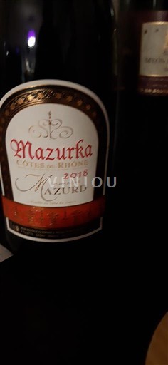 Vale do Ródano Côtes-do-Ródano Maison Mazurd Mazurka 2018