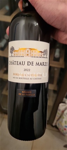 Bordeaux Bordeaux Supérieur Château Marze Réserve de la Famille 2022