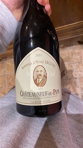 Vale do Ródano Châteauneuf-du-Pape Les Moulin-Tacussel Hommage à Henry Tacussel 2023