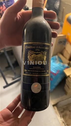Bordeaux Graves Château Arricaud 1996
