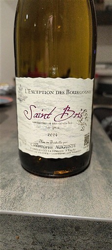 Burgundija Saint-Bris Christophe Auguste L'Exception des Bourgognes 2024