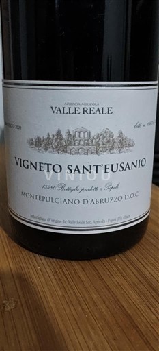 Abruzzerne Montepulciano d'Abruzzo Valle Reale Vigneto Sant'Eusanio 2020
