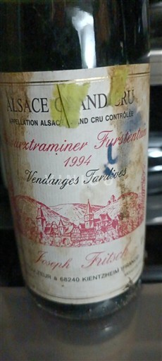 Alsazia Non specificato Grand Cru Joseph Fritsch Gewurztraminer Furstentum 1994