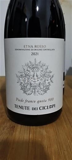 Sicile Tenute dei Ciclopi Piede franco quota 900 2021