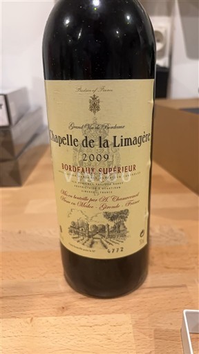 Bordeaux Bordeaux Supérieur Chapelle de la Limagère 2009