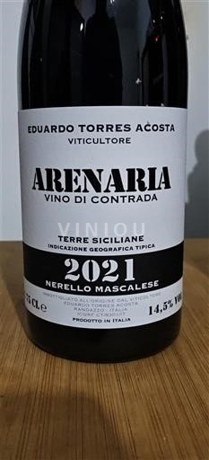 Sicile Eduardo Torres Acosta Arenaria Vino di Contrada 2021