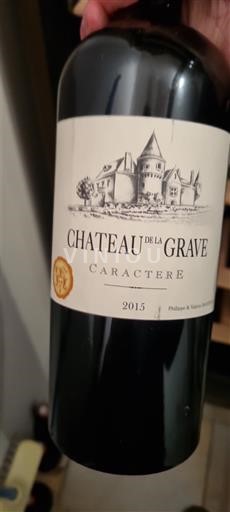 Bordeaux Côtes-de-bourg Château La Grave Caractere 2015