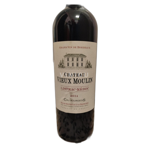 Bordeaux Listrac-Médoc Château Vieux Moulin 2014