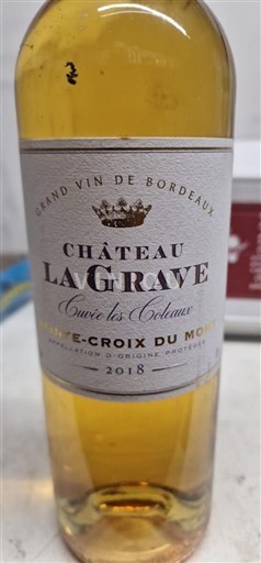 Bordeaux Sainte-Croix-Du-Mont Château La Grave les Coteaux 2018
