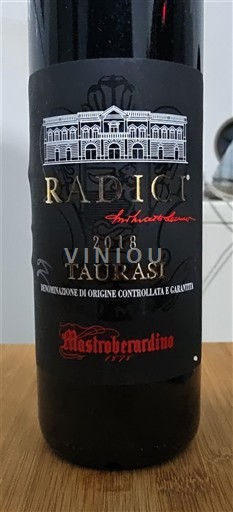 Campania Taurasi Mastroberardino Radici 2018