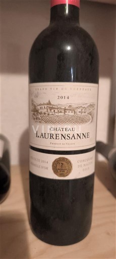 Bordeaux Bordeaux Supérieur Château Laurensanne 2014