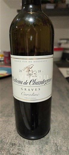 Bordeaux Graves Château Chantegrive Caroline 2018