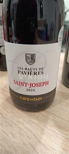 Rhônen laakso Saint-Joseph Cave de Tain Les Hauts de Pavières 2024