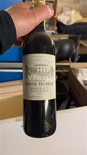Bordeaux Château Mayne Durèges 2018