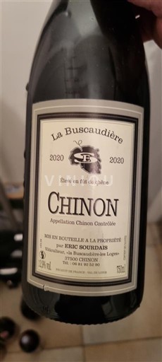 Údolí Loiry Chinon Eric Sourdais La Buscaudière 2020
