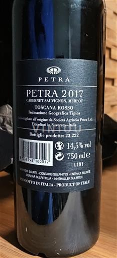 Toscana Không được chỉ định Petra 2017