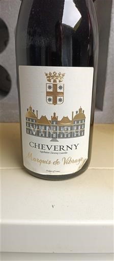 Loire Valley Cheverny Marquis de Vibraye 2022