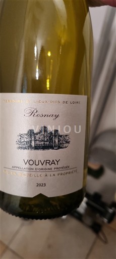 Loirevallei Vouvray Rosnay Terroirs & Lieux-dits de Loire 2023