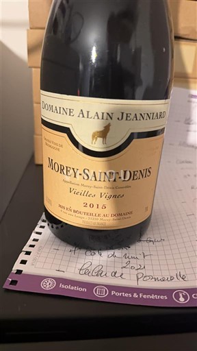 Burgundsko Morey-saint-denis Domaine Alain Jeanniard Vieilles Vignes 2015