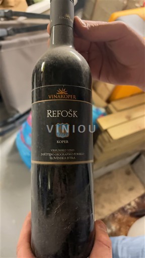 Primorska Koper Vinakoper Refošk Non Millésimé