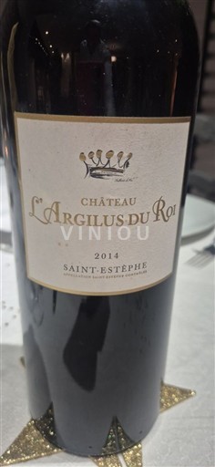 Bordeaux Saint-Estèphe Château L'Argilus du Roi 2014