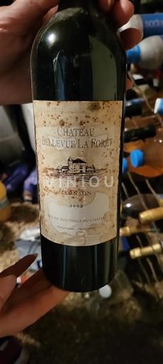 Lounais-Ranska Fronton Château Bellevue la Forêt Réserve 2008