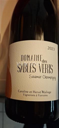 Loire-dalen Saumur-Champigny Domaine S Sables Verts 2023