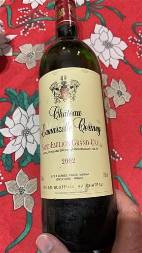 Bordeaux Saint-Émilion Grand Cru Grand Cru Château Lamarzelle Cormey 2002