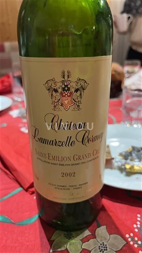 Bordeaux Saint-Émilion Grand Cru Grand Cru Château Lamarzelle Cormey 2002