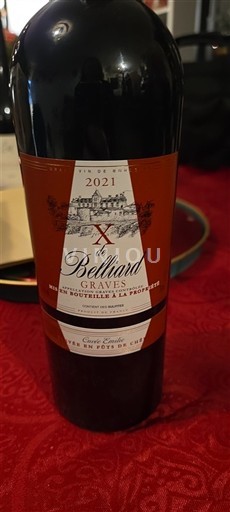 Bordeaux Graves X de Belliard Élevée 2021
