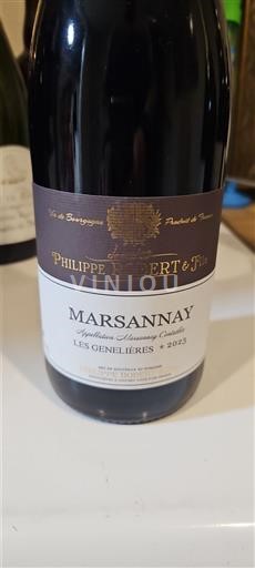 Burgundija Marsannay Domaine Philippe Règnier et Fils Les Genelières 2023