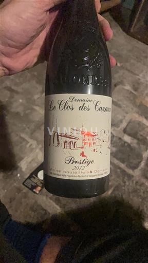 Wines Rouge sec Prestige Domaine Le Clos des Cazaux 2017 France Rhône Valley Vacqueyras AOC