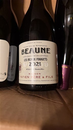 Burgundsko Beaune Maison Fatien Père & Fils Les Beaux Fougets 2021