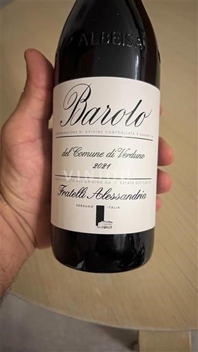 Piemonte Barolo Fratelli Alessandria del Comune di Verduno 2021