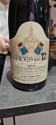 Burgundy Nuits-Saint-Georges Hospices de Nuits Claude Pomey 2014
