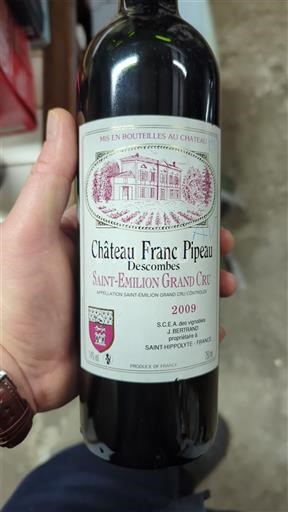 Bordeaux Saint-Émilion Grand Cru Grand Cru Château Franc Pipeau Descombes 2009